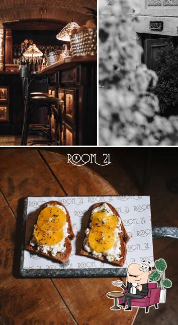 Gli interni di Room 21 Soverato