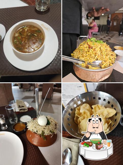 Hot and sour soup at Dakshin Restaurant