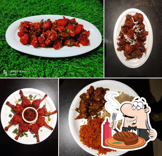Order meat dishes at Delicious Family Restaurant