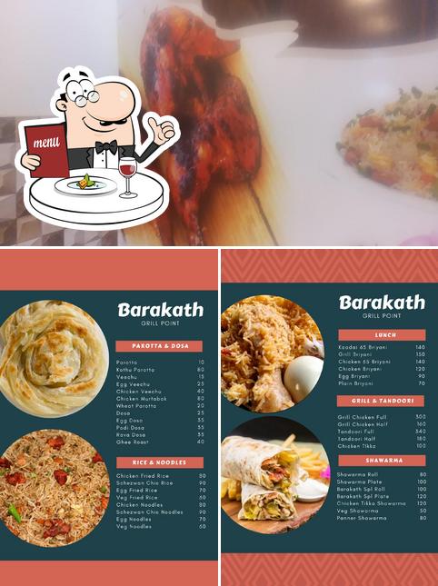 Food at Barakath Grill Point