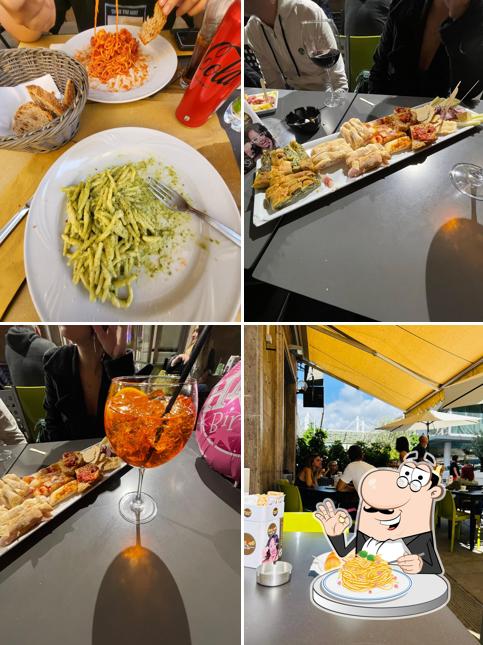 Spaghetti alla carbonara al Caffè Cavour