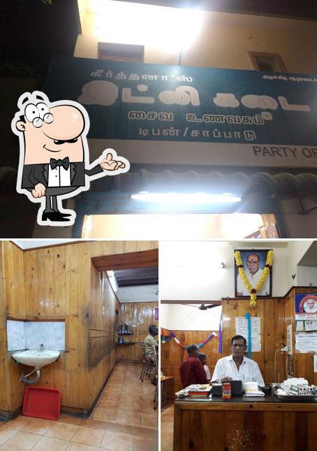 The interior of Keerthana's Idli shop