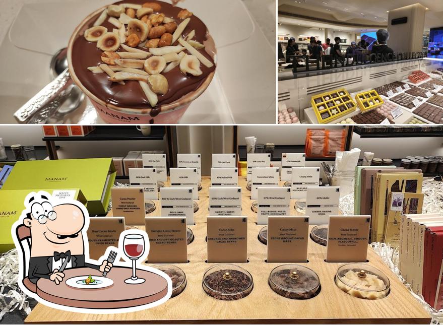 Chocolate mousse at Manam Chocolate Karkhana