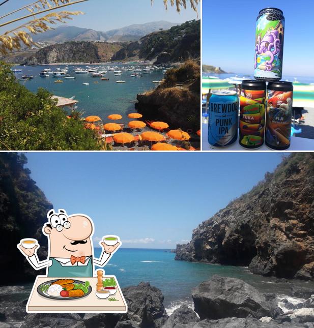 Tra le varie cose da Crawford Beach Marinella si possono trovare la cibo e bevanda