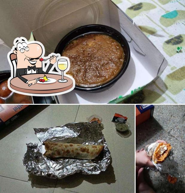 Chocolate mousse at Mealful Rolls - India's Biggest Rolls