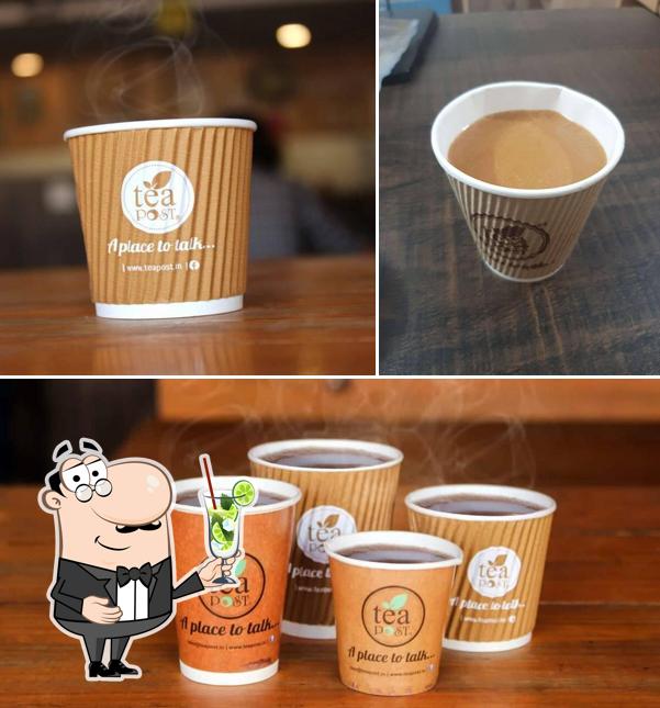 Enjoy a drink at Tea Post In the Campus