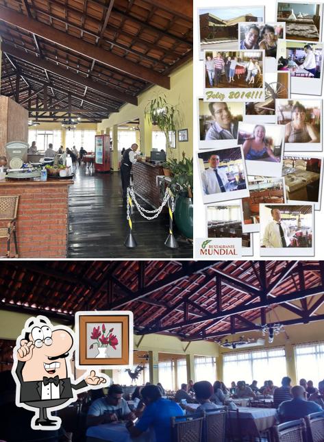 Veja imagens do interior do Restaurante Mundial - Comida brasileira