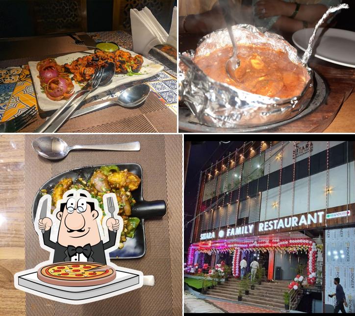 Get pizza at Sitara Family Restaurant