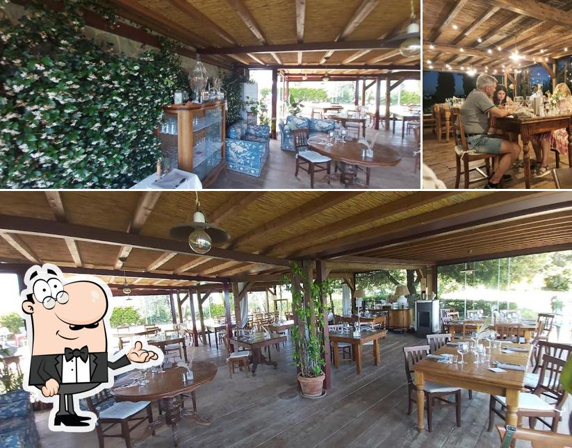 Gli interni di Trattoria Toscana Sant'Ilario