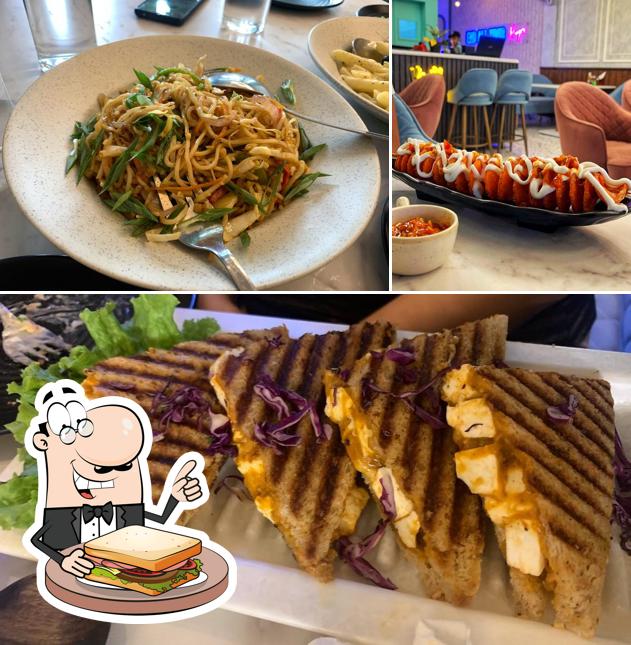 Grilled cheese sandwich at ZOCA Cafe & Restaurant