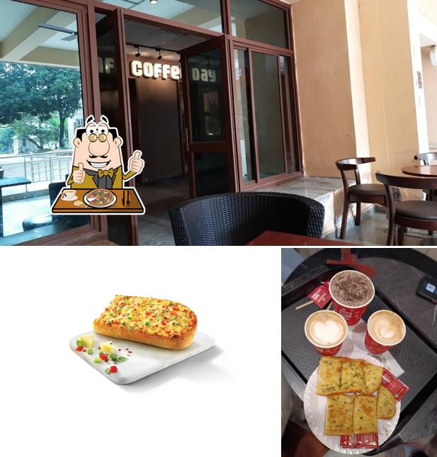 Try out pizza at Café Coffee Day