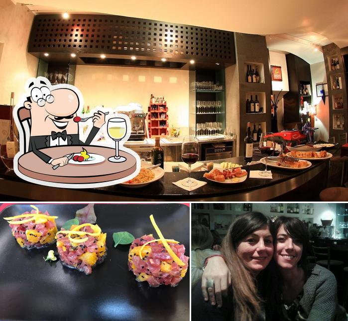 Questa è la foto che mostra la cibo e bancone da bar di énonè enoteca & cucina