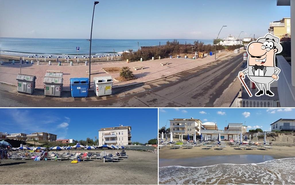 Curiosa tra gli esterni di Stabilimento Lido del Sandalo