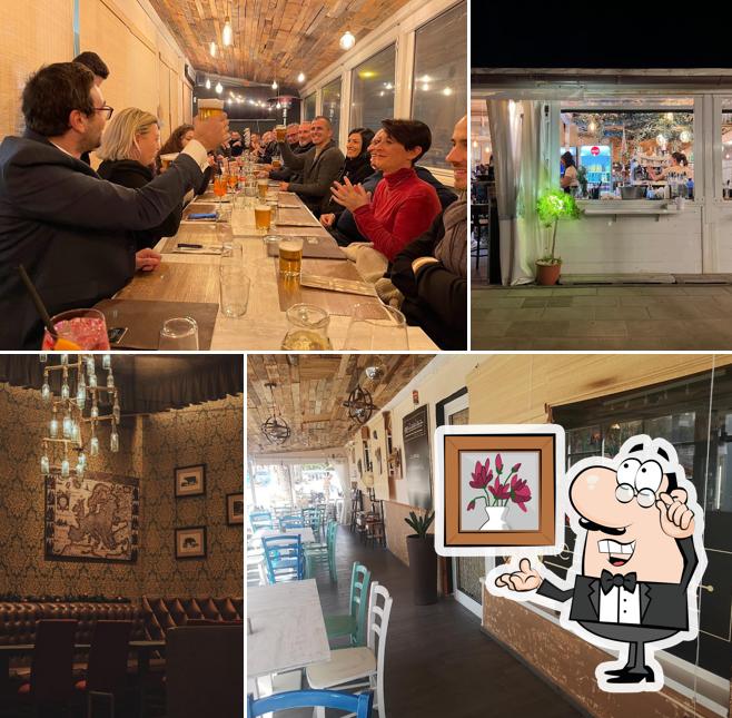 Gli interni di Melanina Bistrot del Centro