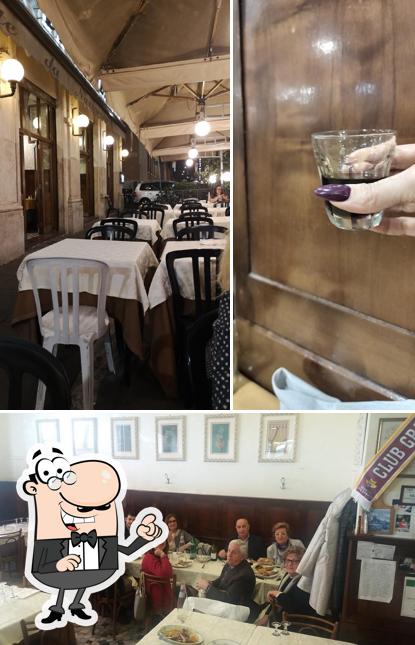 Gli interni di Da Nazzareno