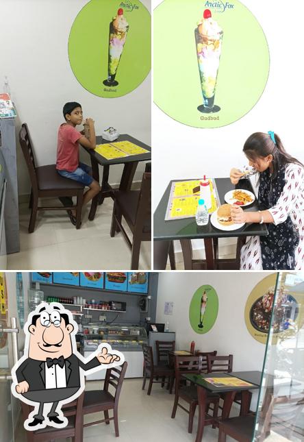 Check out how Arctic Fox Icecream Corner looks inside