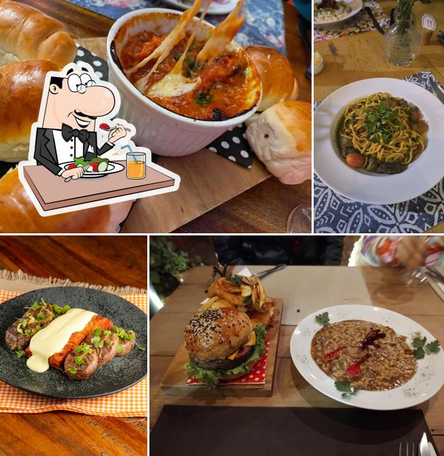 Comida em Bistrô Vinho com Arte