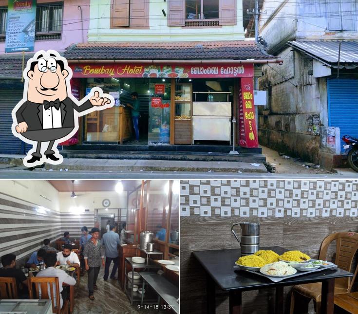 The interior of Bombay hotel