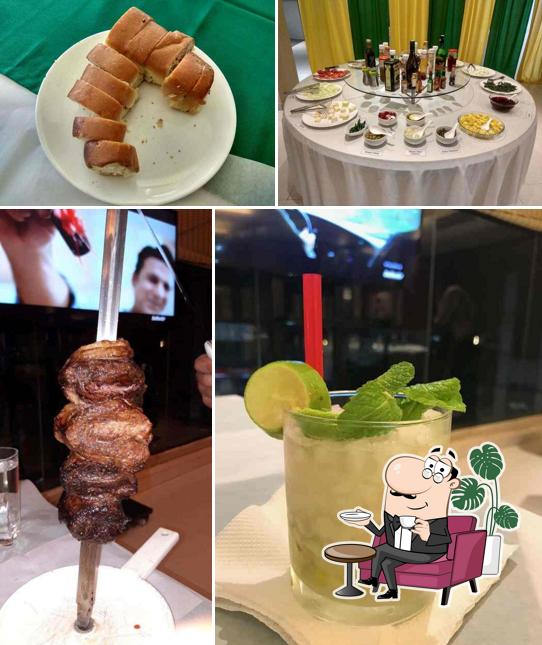The interior of Churrascaria Brasil