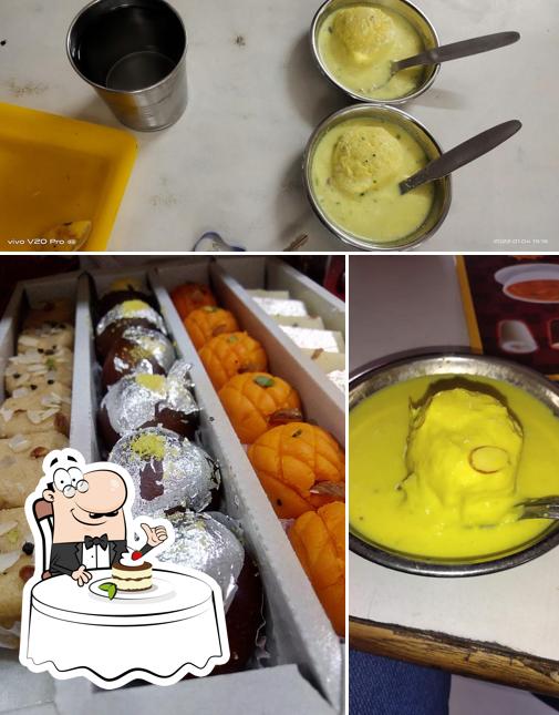 Gunjan Sweet House serves a range of desserts