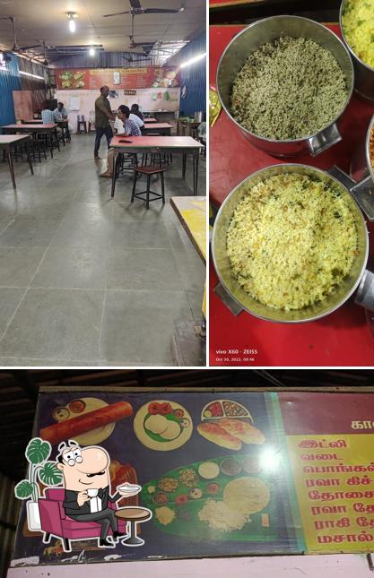 The interior of KAVITHA mess