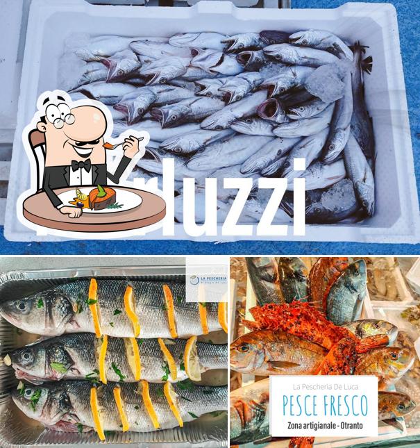 Pescheria Biagio De Luca Trattoria serve un menu per gli amanti del pesce