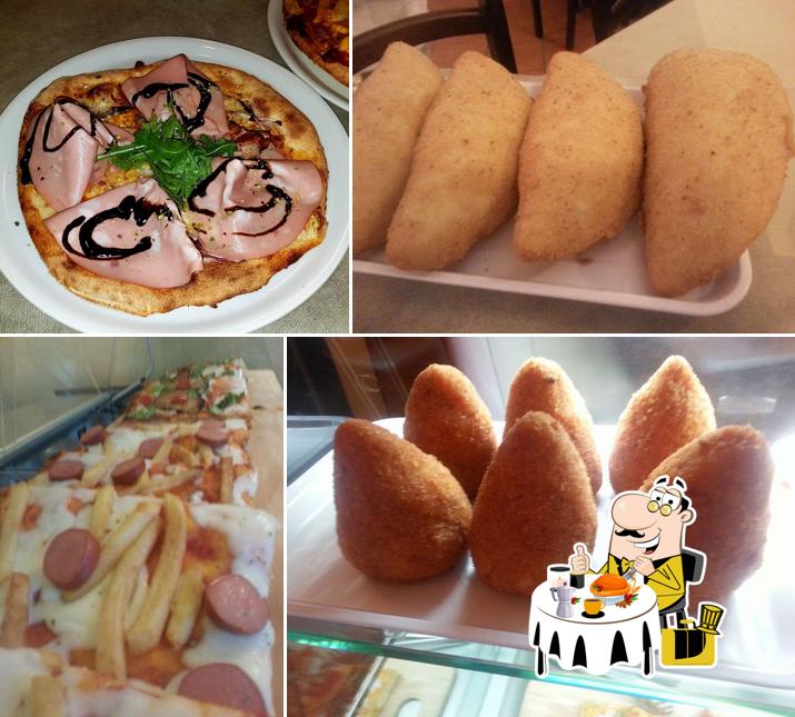Cibo al Pizzeria Rosticceria La Mediterranea