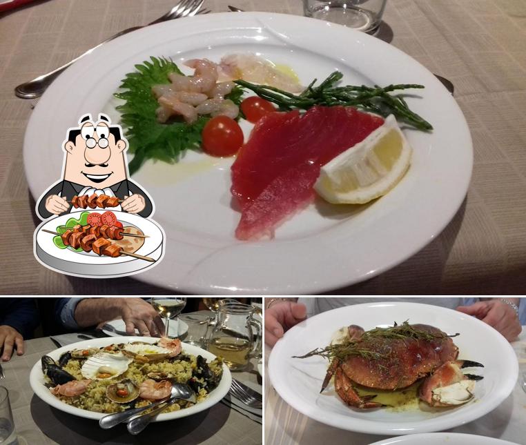 Cibo al Ristorante Acquario