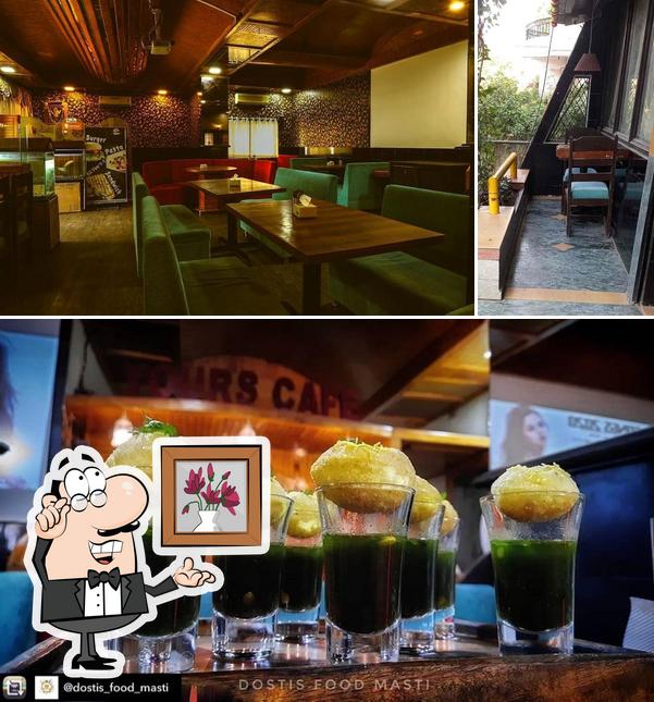 Check out the image depicting interior and beer at Yours Cafe Shradda Restaurant