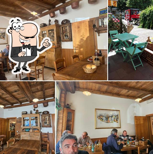 Gli interni di Trattoria da Gino