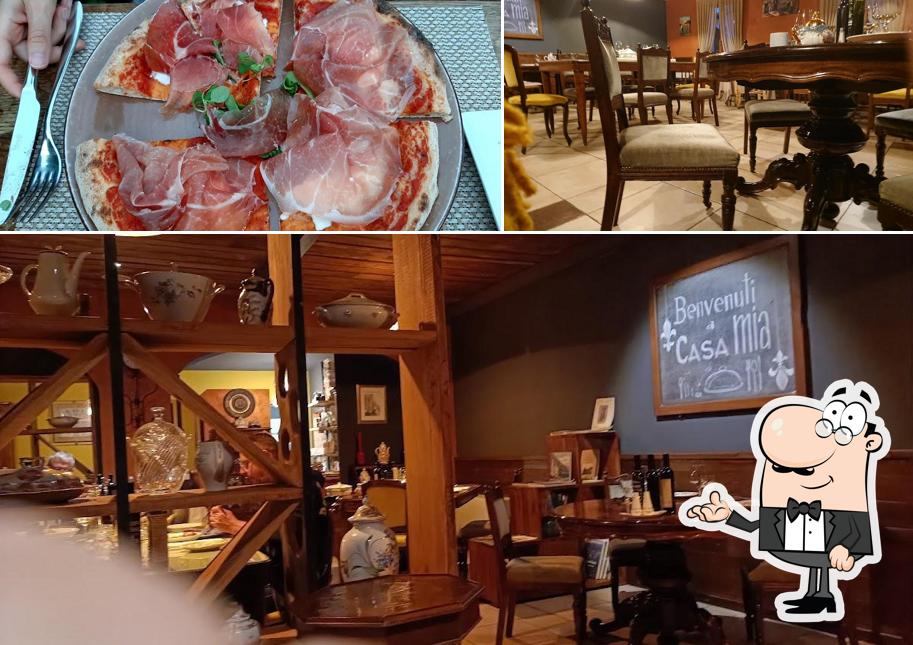 La immagine di interni e cibo da A Casa Mia , Il Pierolì