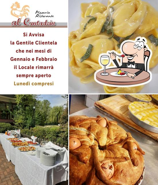Platti al Ristorante Pizzeria Al Cuntadein
