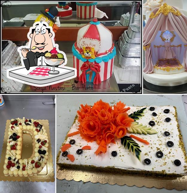 Bar Punto serve un'ampia varietà di dolci