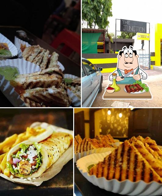 Try out meat dishes at Sandwich Jn