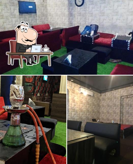 The interior of Timeout cafe