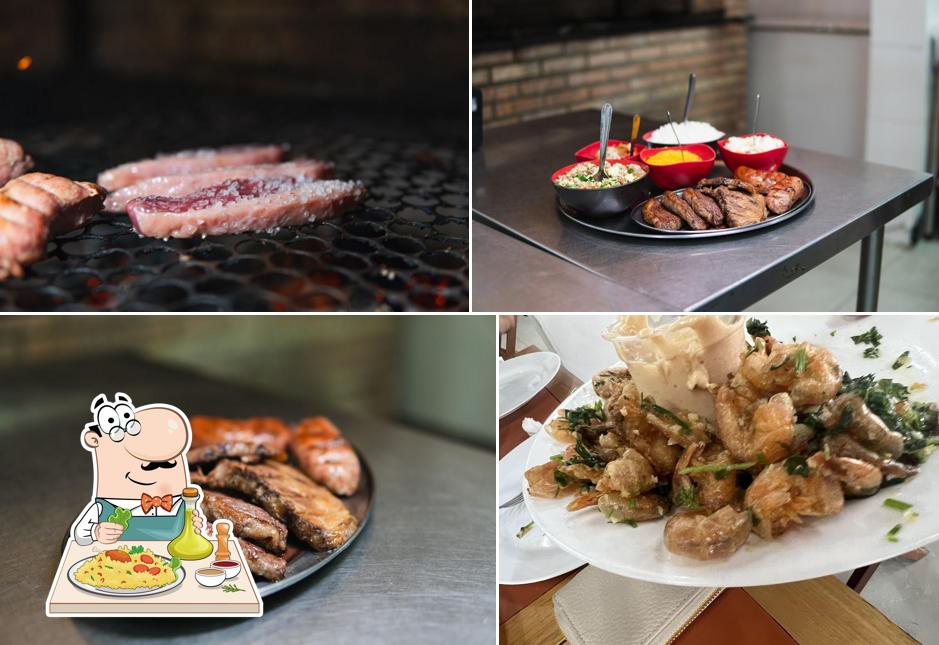 Comida em O Laçador Grill