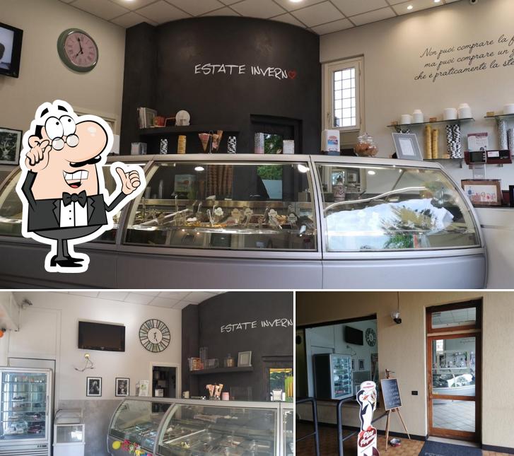 Gli interni di Gelateria Estate Inverno