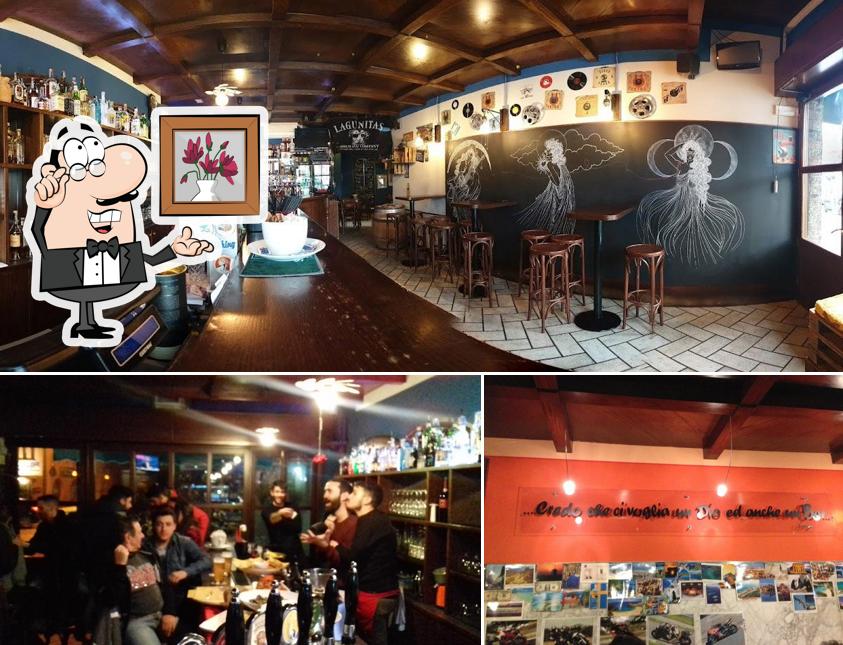 La Nuova Postale si caratterizza per la interni e bancone da bar