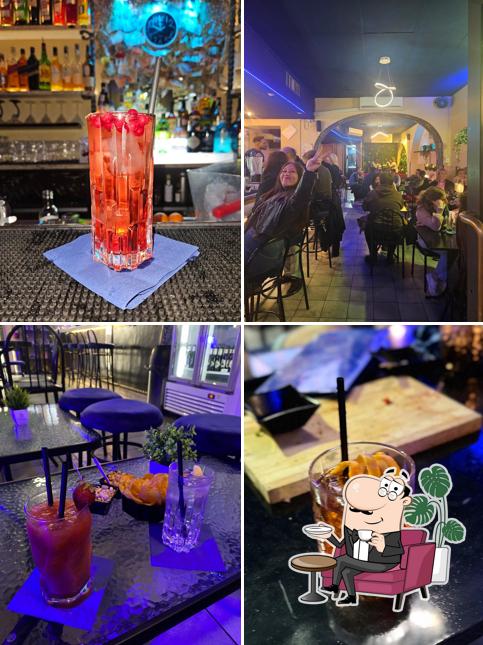 Gli interni di Sapphire Bar Roma