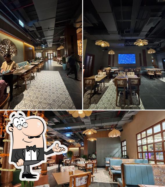 The interior of Am Aha Kitchen and Bar