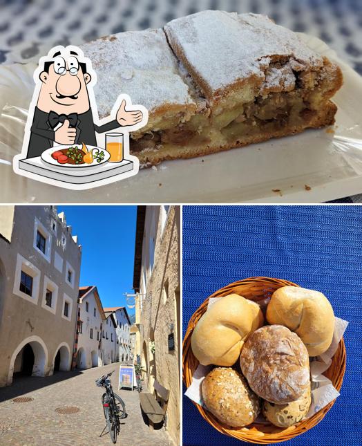 Questa è la foto che mostra la cibo e esterno di Bäckerei Schuster