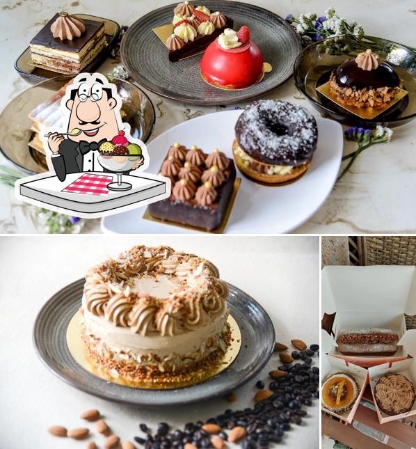 Bonbonniere Patisserie and Bakery offers a range of sweet dishes