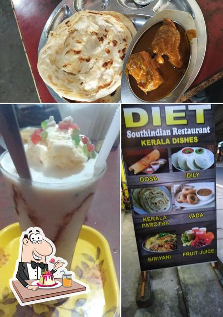 Diet Madras Hotel offers a selection of desserts