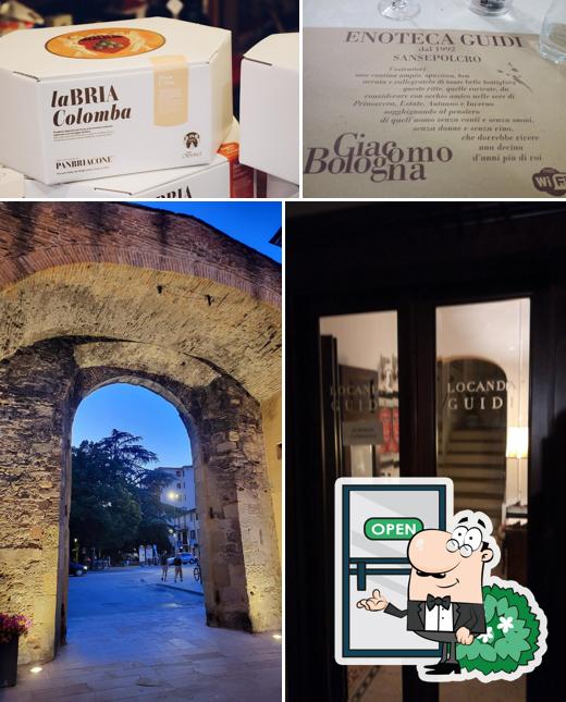 Goditi la vista dagli esterni di Enoteca & Locanda Guidi