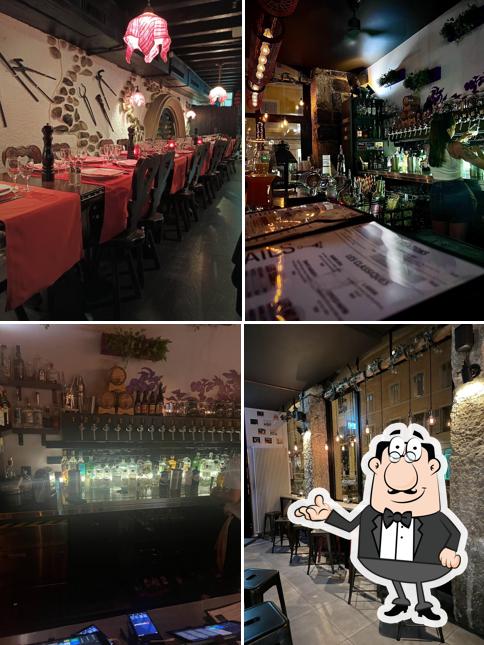 Gli interni di Mademoiselle Fifi Cocktail Bar