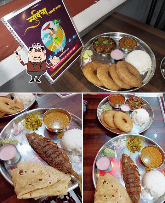 Food at Suvidha Kokani canteen