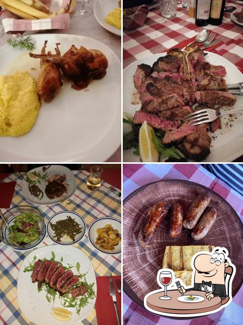 Platti al Trattoria Al Cacciatore