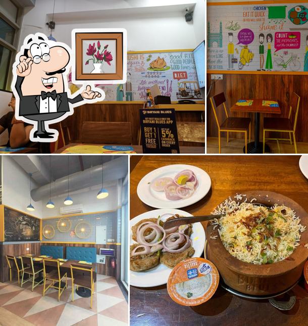 The interior of Biryani Blues