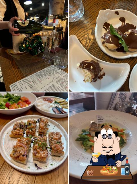 Брускетта в "Ресторане Boston Seafood & Bar"