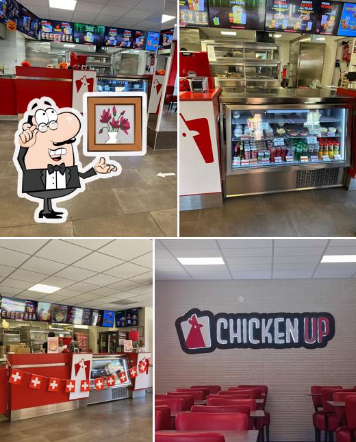 Gli interni di Chicken Up